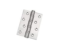 1pc Hinge Stainless Steel Door and Window Hardware Silent Bearing Thickened 4/5 Inch Flat Folio Hinge(4 inches White)