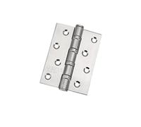1pc Hinge Stainless Steel Door and Window Hardware Silent Bearing Thickened 4/5 Inch Flat Folio Hinges(5 Inches White)