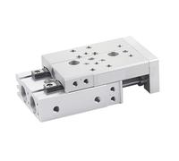 1pc HLQ6/8X10/20/30/40/50/75//AS/AF/A/BA/BF/B Pneumatic Guide Rail Precision Slide Cylinder(HLQ6X50-S)