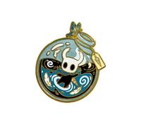1PC Hollow Knight Anime Brooch Cartoon cute Rhombus Small rectangle brooch Game for fans (style 6)