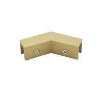 1PC Home Decor Bathroom Installation Glass Clamp Holder Easy Install Shower Decorative Bracket(Gold)