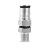 1pc Homebrew Ball Lock Post - 19/32'' Gas/Liquid Keg Adapter with 1/4'' Male NPT Hex Fitting(Gas Ball Lock)
