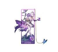 1PC Honkai: Star Rail Figure Metal Bookmark Game Bookmark with Chain Stationery Gift (Castorice)
