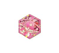 1PC Honkai: Star Rail peripheral Badge Hexagon cute Cartoon alloy Badge accessories for fans (Evanescia)