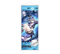 1PC Honkai: Star Rail Scroll Poster Wall Hanging Forged Cloth Painting Decor Live Room Bedroom (Silver wolf)