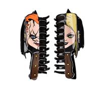 1PC Horror Hair Claws Clips, Scary Ghostly Faces Hair Clips for Women Girls, Ghostly Faces Grabbing the Back of Their Heads Hair (C, 2-Sided Design, 12CM)