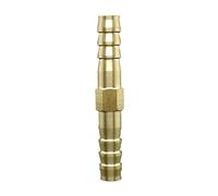 1PC Hose Barb Tail 4/5/6/8/10/12/14/16/19mm Brass Barbed Pipe Fitting Straight Coupler Adapter Connector(6mm Barb)
