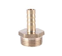 1pc Hose Barb Tail 6/8/10/12/14/16/19/25MM Brass Pipe Fitting 3/4" BSP Male Connector Joint Copper Coupler Adapter(12mm Barb)