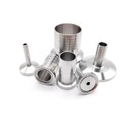 1pc Hose Barb Tri Clamp OD25mm Adaptor SS304 Pipe Fitting Ferrule OD50.5mm FNYUVNFAF