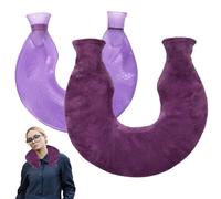 1PC Hot Water Bottle with Cover, U-Shaped Warm Heating Pad for Neck Sealing Safe Neck Hot Water Bottle for Pain Relief Relaxing Cold Weather