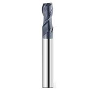 1pc HRC45 Carbide Flat Mills Alloy Coating Milling Cutter Cnc Maching Tool 2 Flutes End Mill For Metal 1 3 4 5 6 8 10 12mm(1Pc HRC45 2F,D10xD10x100L)