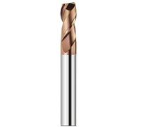 1pc HRC55 Carbide Milling Cutter Diameter Increasing By 0.1mm Tungsten Steel End Mills Lathe Tools CNC Router Bit(D8.8xD10x75L)