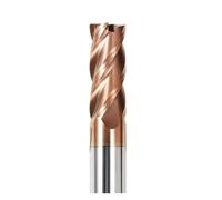 1pc HRC55 Corner Radius End Mill 4Flutes R0.5 R1 R2 R3 Bullnose CNC Tungsten Carbide Steel Cutter Surface Machining Metal Router TooL(6R0.5X6X100)
