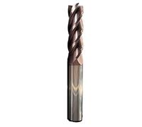 1pc HRC62 Carbide End Mill Metal Steel 4 Flutes Tungsten Milling Cutter For Stainless SteelCNC Finishing Machining Router(16D*16d*50H*150L)