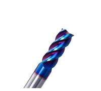 1pc HRC65 Carbide End Mill 4 Flutes Milling Cutter Alloy Coating Tungsten Steel Router Bit CNC Maching Cutting Tools 1-20mm Shank(20x20Dx100L)