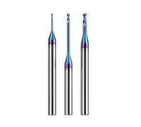 1PC HRC65 Carbide Tungsten Steel Micro Ball End Mill Rib Processing Cutter 0.4-2mm CNC Deep Long Neck Small Mini Tool(0.8X6X50)
