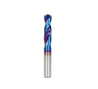 1pc HRC65° Tungsten Carbide Drills Metal Drill Bits For Hard Metalworking CNC Lathe Steel Drilling Tool 7-12.9mm(10.4mmx38x75L)