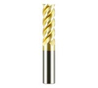 1pc HRC70 Carbide End Mill 1 2 4 5 6 8 10 12 4Flutes Milling Cutter Tungsten Cutting Tool CNC Metal Steel Key Face Square Router Bit(16X45X16X100)