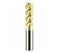 1pc HRC70 End Mill Cutter Tool CNC High Hardness Solid Carbide Trochoidal Machining Feed Titanium Alloy SUS Stainless Steel Graphite(6X30X6X100)