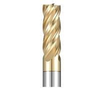 1pc HRC70 HRC65 Carbide Flat End Corner Radius Tungsten Cutter 4 Flute Metal Steel Tool Key Face Square Router Bit 4mm 6 8 12 Shank(3.5X9X4X50)