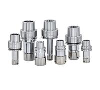 1pc HSK25E HSK32E HSK40E HSK50E Tool Holder ER11 ER16 ER20 ER25 ER32 SK10 SK16 GER Collet Chuck Spindle Holder CNC Lathe Tools(HSK50E-ER32UM-70L)