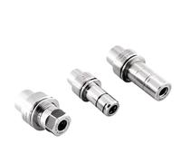 1pc HSK25E HSK32E HSK40E HSKE Shank ER16 ER25 ER32 SK10 SK16 CNC Machining Center Grinding Chuck Shank Spindle Holder(HSK40E-ER20-80L)