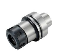 1pc HSK63 HSK63F Tool Holder, ER20 ER25 ER32 ER40 Engraving Machine Woodworking Machine High Speed High Precision (NO.4588)(HSK63F-ER20-100L)