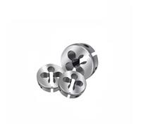 1PC HSS-CO Adjustable Pipe Round Die PT PS G PF NPT NPS 1/16-27 1/8-27 1/4-18 3/8-18 1/2-14 AR-D Screw Thread Threading Dies(PS3I4-14)