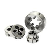 1pc HSS Round Threading Die - Metric Right Hand Alloy Steel Cutting Tool for M14 to M21 External Threads(M20x0.5)