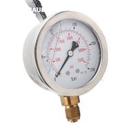 1pc Hydraulic Gauge 0-250Bar 0-3750PSI G1/4 63mm Hydraulic Water Pressure Gauge Meter Hydraulic Pressure Gauge Manometer