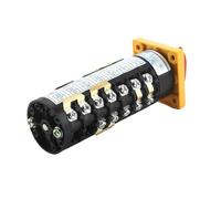 1pc HZ5B-10/T721.7 10A 5 Position 7 Poles 28 Ternimals Panel Mounted Cam Reversing Combination Rotary Switch