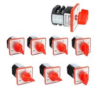 1pc HZ5D-20/4 Combination Changeover Rotary Cam Switch 20A 4KW 1 2 3 4 sections 3 Poles 3 Positions HZ5D L01 L02 L03 M04 M05 M08(HZ5D-L03 2 sections)