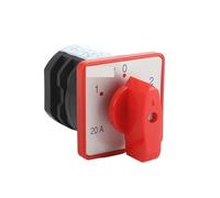 1pc HZ5D-20/4 L02 L03 M04 20A 2 3 Positions 2 Poles Rotary Cam Transfer Multipolar Poles Combined Power Transfer Switch(20A 4 L02)