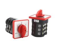 1pc HZ5D-40/7.5 M05 M06 Two Voltage Three-pole Cam Universal Switch Induction Motor Reversible Transfer Switch(40A 7.5 M05)