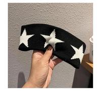1pc Idol 5star Dome Tour Pentagram Hair Band Same Style Headbands(Black)