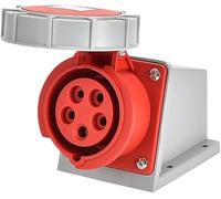 1pc Industrial 16A/32A Waterproof Plug and Socket Connector - for Industrial Use(5p16a Ip67 Open1200)