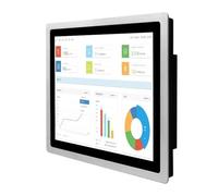 1pc Industrial Capacitive Touchscreen Monitor 10/12/15/17 Inch HDMI Touch USB IP65 Waterproof Front Monitor Display Touch Screen(12.1 VGA HDMI USB)