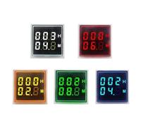 1PC industrial LED Digital Display Square HOURS Indicator Timer 0-999H AC220-380V AD101-22HRS(50R)