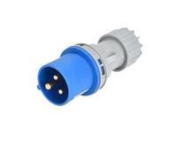 1pc Industrial Waterproof Plug and Socket Connector - 3-Phase 4P5 Hole 16A/32A IP44 Rated for Reliable Power Supply(3p32a Ip44 Plug Gp 260)