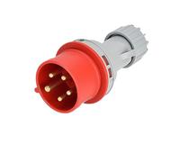 1pc Industrial Waterproof Plug and Socket Connector - Three-Phase 3-Core 4P5 Hole 16A/32A IP44 Non-Explosion-Proof(5p16a Ip44 Plug Gp 3)