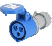 1pc Industrial Waterproof Plug and Socket Connector - Three-Phase 3-Core 4P5 Hole 16A/32A IP44 Non-Explosion-Proof(3p32a Connector Gp 522)