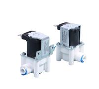 1PC Inlet Solenoid Valve 12V/24V Pure Water Machine, Water Purifier, Reverse Osmosis 2-point Quick Connect Valve Switch(24V)