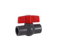 1Pc Inner Diameter 20mm PVC Ball Valve Garden Lawn Irrigation Aquarium Drainage System Water Switch Pipe Fitting(Grey)