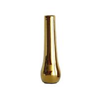 1pc Ins Small Golden Luxury Ceramic Vase,Live Room home table decoration Accessories,office flower bottle