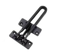1pc Invisible Door Lock Latch for Enhanced Security - Zinc Alloy Chain Lock for Hotel, Apartment, and Home Use(Black)