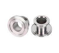 1pc ISO63 ISO80 ISO100 ISO160 Vacuum Reducer 304 Stainless Steel Pipe Fitting Reducer Reducing Connector(ISO80 to ISO63)