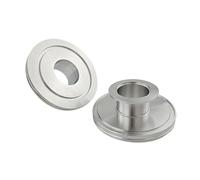 1pc ISO80 to KF16/25/40/50 Vacuum Reducer Size Head Vacuum Clip Flange Reducer SUS304 Stainless Steel(ISO80 to KF40)
