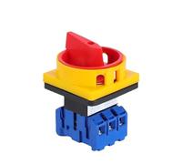 1pc Isolating switch 40A 3 Phase 6 screw terminal Universal changeover cam rotary switch YMD11-40A