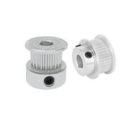 1pc K-type MXL 25 Teeth Aluminum Alloy Timing Belt Pulley, Synchronous Belt Groove Width 7mm, Bore 10mm