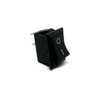 1PC KCD1-101-2P-B 21X15mm Panel Size 13x19 Mounting ON-OFF 2 Pins SPST Snap-in Black Power Rocker Switch 6A/250VAC